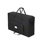 1st Place Products Foldable Padded Nylon Tote Carrying Case -Transport LCD Screens, Computers, Monitors & TVs Between 27" - 32" - Water Resistant - Shoulder Strap & Handle Options - Premium Quality