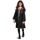 Harry Potter Hermione Granger Classic Girls Costume, Black & Red, Kids Size Small (4-6x)