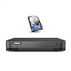 ANNKE 16CH 1080P Lite Hybrid 5-in-1(TVI/AHD/CVI/CVBS/IPC) CCTV AI DVR, Human/Vehicle Detection, H.265+ Security 16 Channel Surveillance Digital Video Recorder with 2TB Hard Drive, Easy Remote Access