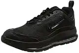 NIKE Air MAX Ap, Low Top Hombre, Black Black Black Volt, 42.5 EU