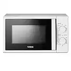 Tower T24034WHT 20 Litre 700W Manual Microwave with 5 Power Levels and a 35 Minute Timer, White