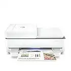 HP Envy Pro 6458 All-in-One Wireless Printer: Easy Printing, Scanning, Photo Copying, Fax Jobs, High-Yield Ink Stability, Borderless, Double-Sided Printing for Home & Office, 5SE48A (Renewed)