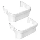 2 pack Refrigerator Door Shelf Replacement Parts 240351601 - Compatible with Frigidaire FFSS FGHS, Kenmore 253 Bottom Freezer, Crosley CRSH Side-by-side Refrigerator