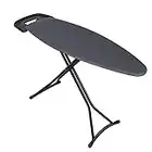 Duwee 17"x48" Steel Top Extra Wide Ironing Board with Retractable Iron Rest, Adjustable Height,Foldable Ironing Boards with 10mm Thicken Feltpad and Cover,Heavy Duty Legs