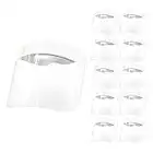 FUSIYU 10Pcs Pantalla Protección Facial Protector Facial Antivaho, Visera de Protección Facial, Reutilizable, Ligera, Blanco- para Hombres y Mujeres, Enviar desde Europa