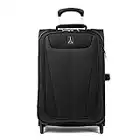 Travelpro Maxlite 5 Softside Expandable Upright 2 Wheel Luggage, Lightweight Suitcase, Men and Women, Black, Carry-On 22-Inch