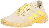 adidas Men's Barricade Tennis Shoe, Ecru Tint/Beam Yellow/Almost Yellow, 10.5