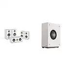 Jamo Studio Series S 803 Compact 5.0 Home Theater System (White) & S 808 SUB White NA