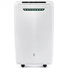 Avalla X-200 Deshumidificador Inteligente 20L/día Bajo Consumo, Silencioso con Temporizador, para Hogar y Oficina - Gas R290, Modo Secadora, Cobertura 195m³/h, Ajuste Humedad con Depósito 5,5L