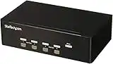 StarTech.com 4 Port VGA KVM Switch - Dual VGA - Hot-Key & Audio Support - 1920x1200 KVM Switch - KVM Video Switch (SV431DVGAU2A)