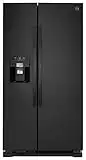 Kenmore 36" Side-by-Side Refrigerator with Ice System and 25 Cubic Ft. Total Capacity, Black