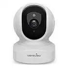 wansview WiFi IP Baby Camera, 2K Wireless Home Security Camera Indoor for Baby, Elder, Pet Camera Monitor with Real-time Alert, 2-Way Audio Night Vision Pan Tilt Zoom, Works with Alexa Q5