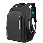 OSOCE Rucksack Herren Laptop Rucksäcke Mit Usb-Ladeanschluss Anti-Diebstahl Rucksack für 15,6 Zoll Laptop Schulrucksack für Jungen Teenager mit Laptopfach & Anti Diebstahl Tasche (M, 1.0 Schwarz)