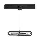 ViewTV 25 Mile Mini Flat HD Digital Indoor TV Antenna - 25 Miles Range - Black