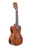 Kala Satin Mahogany Concert Ukulele with White Binding (KA-C),Brown