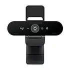 Logitech Brio Stream Webcam - Ultra 4K HD-Videogespräche, Mikrofon mit Geräuschunterdrückung, Weitwinkel, Kompatibel mit Microsoft Teams, Zoom, Google Meet auf PC/Mac - Schwarz