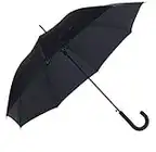 Samsonite Rain Pro Stick Umbrella Auto Open Paraguas Clásico, 87 cm, Negro