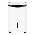 Honeywell 50 Pint Energy Star Smart Dehumidifier for Basements & Large Rooms Up to 4000 Sq. Ft. with WiFi, Alexa Voice Control, and Anti-Spill Design, (White)