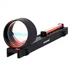 FOCUHUNTER Lunette de visée Fiber Red Dot 1x28mm Optique Tactique Prise de Vue en extérieur Visée holographique réflexe