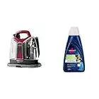 Bissell SpotClean ProHeat Nettoyeur des Taches portatif, 2.5 litres, Titane et Rouge & Formule Pet Stain & Odor | à Utiliser avec nos Produits Spotclean et Spotclean Pro | 1085N