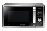 Samsung MS23F301TAS Solo Microwave with Healthy Cooking, 800W, 23 Litre, Silver