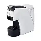 Ariete 1301, Macchina per Espresso Compatibile con Cialde ESE Biodegradabili e Macinato in Polvere, Caffè Lungo o Corto, Griglia Regolabile per Tazza Grande e Piccola, Autospegnimento, 1100W , Bianco