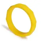 Bracelet de Dentition en Silicone, Bracelet Élégant pour Maman, Jouet à Mâcher Sensoriel sûr pour Bébés et Tout-Petits, Bijoux de Dentition en Silicone sans Danger pour le Corps sans BPA (Jaune)