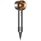 Dyson Supersonic Hair Dryer, Nickel/Copper - Limited Edition, Flyaway Attachment, Styling Concentrator, Diffuser, Gentle Air Attachment + Wide-Tooth - BROAG 6 Microfiber Cleaning Cloths