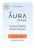 Aura Ultimate , Antivirus & Internet Security , Includes Identity Protection Software, VPN, Password Manager, Dark Web Monitoring , Couples Plan, 1 Year Prepaid Subscription [Online Code]