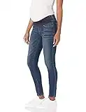 Signature by Levi Strauss & Co. Gold Label Women's Maternity Baby Bump Skinny Jeans, Blue Laguna-waterless, Small