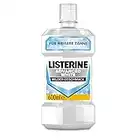 LISTERINE Advanced White milder Geschmack (600 ml), Mundspülung zur Entfernung hartnäckiger Zahnverfärbungen, für weißere Zähne in nur 1 Woche