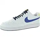 Nike Men's Court Vision Lo White/Hyper Royal-Blue Void (DM1187 102) - 9