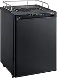 EdgeStar BR3002BL 24 Inch Wide Kegerator Conversion Refrigerator for Full Size Keg - Black