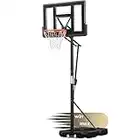 WIN.MAX Portable Basketball Hoop Quickly Height Adjusted 4.9-10ft Outdoor/Indoor Basketball Goal System with 44 inch Backboard and Wheels for Adults