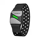 COOSPO HW807 Herzfrequenzmesser Armband Armgurt Bluetooth5.0 ANT+, HRV Herzfrequenz-Trainingsbereich IP67 Wasserdichter, Wiederaufladbar Kompatibel mit Rouvy, Heartool APP, Wahoo, Pulsoid