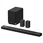 Sony HT-A5000 5.1.2ch Dolby Atmos Sound Bar Surround Sound Home Theater w/DTS:X & 360 Reality Audio, Work w/Alexa & Google Assistant + SA-SW5 300W Wireless Subwoofer + SA-RS3S Wireless Rear Speakers