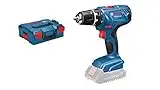 Bosch Professional 18V System Perceuse-visseuse sans fil GSR 18V-21 (sans batterie, couple maxi : 55 Nm, dans une L-BOXX)