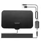 Digital HDTV 1500 Meilen Antenne TV Aerial 4K 1080p HD Freeview -Empfänger mit Signalverstärker Black & HDTV -Antenne