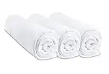 Lot de 3 Draps Housse 40x80 cm Extensible pour 40x90 Couffin Berceau Nacelle 40 x 80 | 100% Coton | Blanc | Respirant | Sommeil sain | Marque Easy Dort | Certifié Label Oeko Tex | Fabriqué en Europe