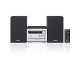 Panasonic Amplificatore digitale DAB+ SC-PM250BEGS I, lettore CD, radio FM e porta USB DAB+, funzione di spegnimento automatico, design vintage, versione francese