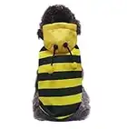 Pet Bee Costume Hooded for Small Dogs and Cats (Meddle)