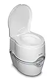 Thetford 92820 Porta Potti 565P Tragbare Toilette Qube, Weiß-Grau, 448 x 388 x 450 mm