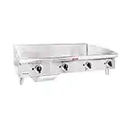 Toastmaster TMGE48 48" Stainless Steel Griddle, Electric, Countertop, Thermostatic Controls 208/240v/60/1-ph