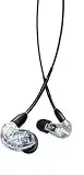 Shure AONIC 215 Wired Sound Isolating Earbuds Wired, Clear, Câble de 3.5 mm avec télécommande et microphone