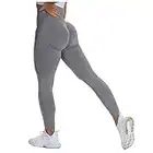 WWricotta Leggings Yoga Taille Haute Femme - Leggings Femme Push Up Remonte Fesse Pantalon De Compression Yoga Opaque Doux Coupe AjustéE Sexy Yoga Pants