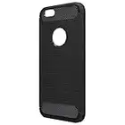 NEW'C Funda para iPhone 6 y iPhone 6S, Funda Protectora con absorción de Impactos y Fibra de Carbono [Silicone Gel Flex]