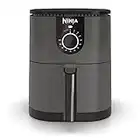 Ninja AF080 Mini Air Fryer, 2 Quarts Capacity, Compact, Nonstick, with Quick Set Timer, Grey