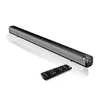 LEADSIGN Soundbar for TV, 150W 94cm(37in) Sound Bars Strong Bass Surround Sound, Built-in Subwoofer TV Speaker (Bluetooth/HDMI/Optical/Aux/Coaxial/USB Connection)