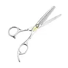 Filhome Thinning Scissors for Dogs, Professional Thinning Shears for Pets Double Sided Blades Stainless Steel Pet Cat Shears for Grooming Dogs Cats