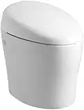 KOHLER 4026-0 Karing One-Piece Elongated Smart Toilet with Bidet Functionality, Touch-Screen Remote, Motion-Activated Lid, White